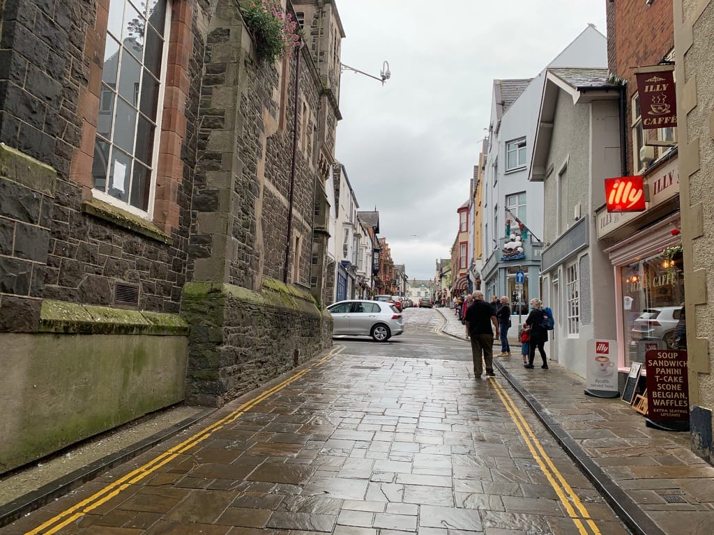 High Street in Conwy, Wales