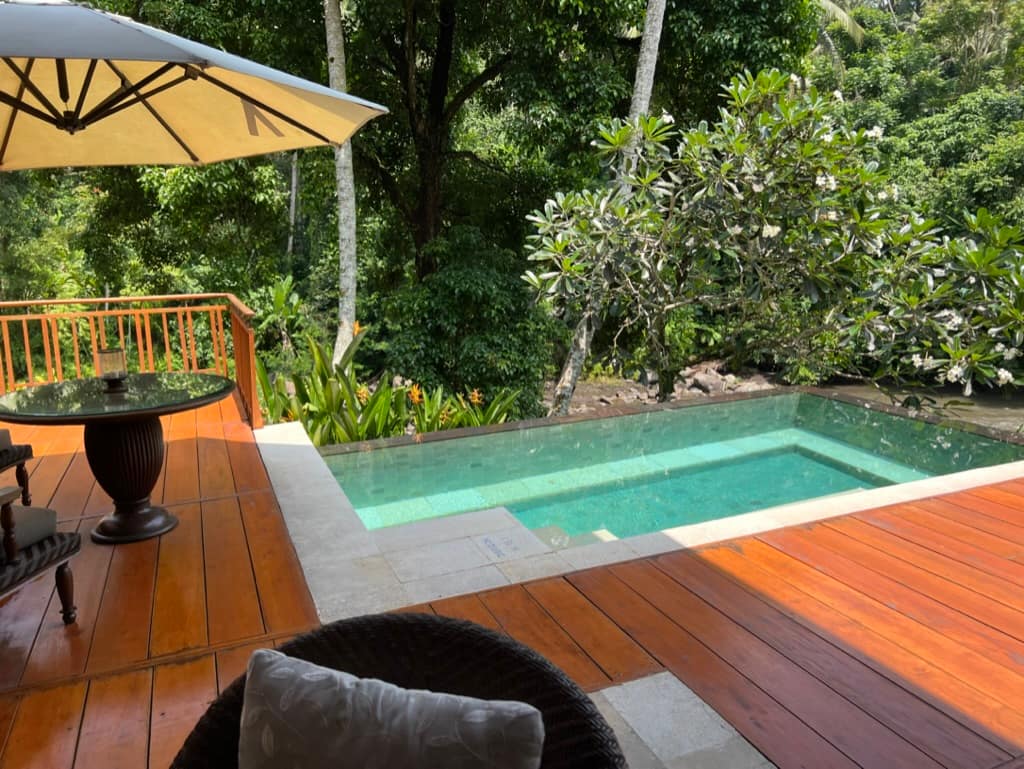 Every villa at the Four Seasons Resort Bali at Sayan have their own pool.