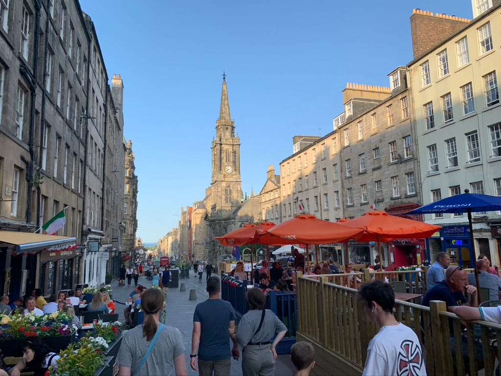 Edinburgh's Royal Mile - one of our favorite places to explore during our seven days in Scotland